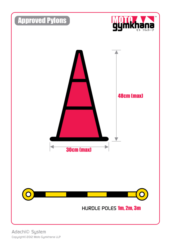 elements moto gymkhana pylon
